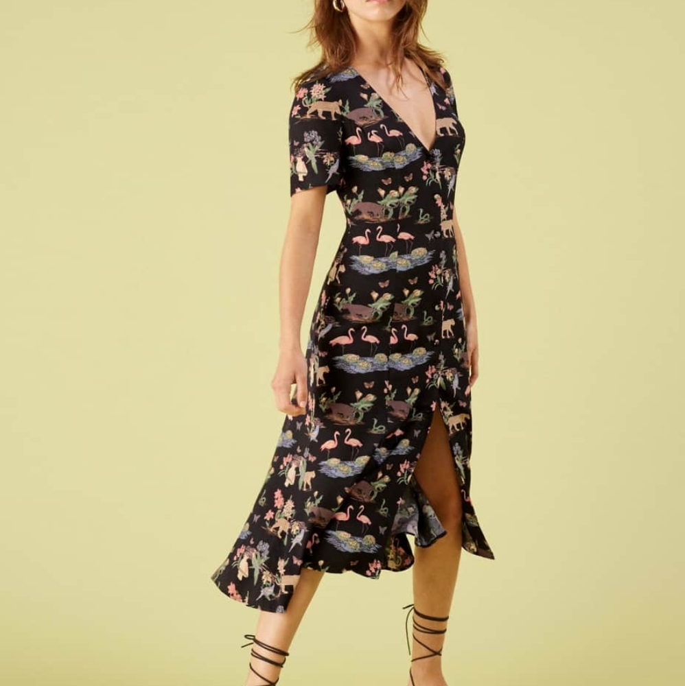 NWT Reformation Locklin Dress in Brasilia